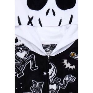 Boys Jack Skellington Zip-up Union Suit‎ (Size XS 4-5) BRAND NEW W TAGS